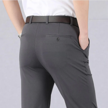 Men's Chino Trousers – Black Casual Trousers for Work and Everyday Wear