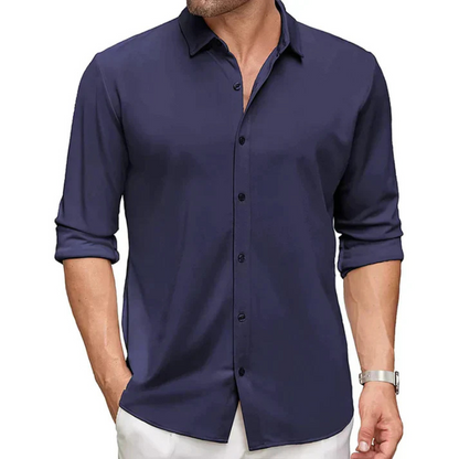 Men's Long Sleeve Casual Shirt – Stylish Lightweight Cotton Top for Everyday Wear