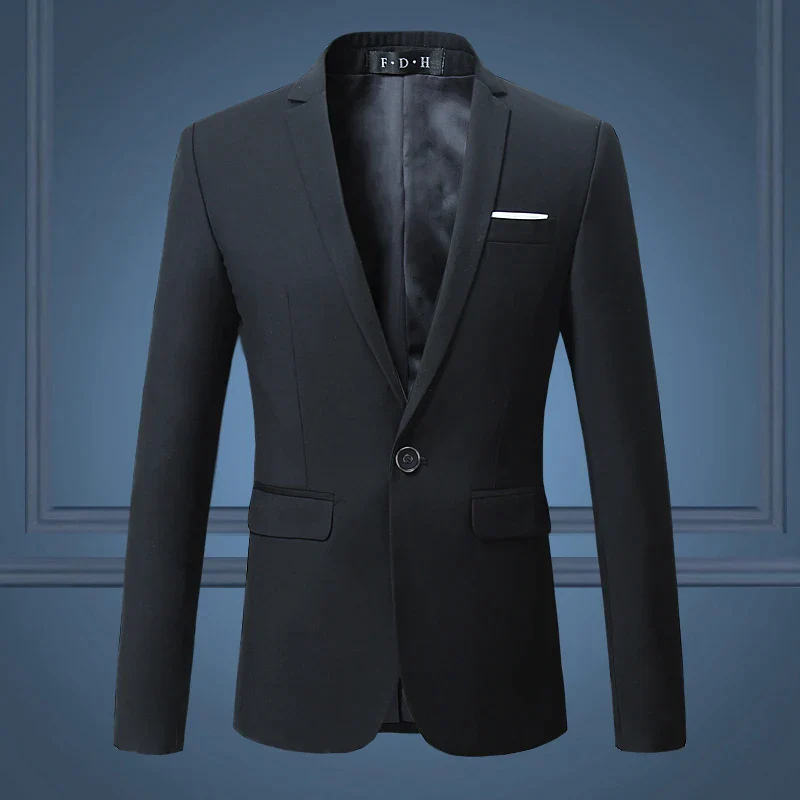 Men's Casual Blazer Waistcoat Suit – Stylish Tailored Jacket for Smart Casual Events