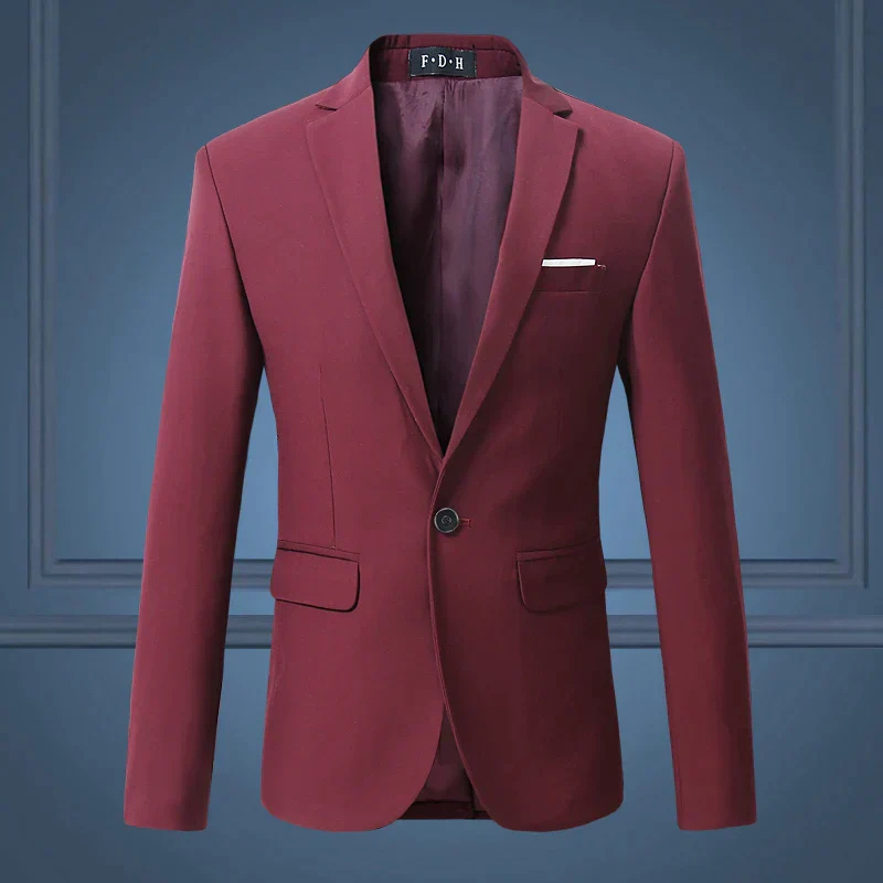 Men's Casual Blazer Waistcoat Suit – Stylish Tailored Jacket for Smart Casual Events