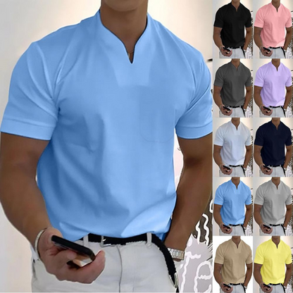 Men's Casual Short Sleeve Shirt – Lightweight Summer Shirt for Everyday Wear