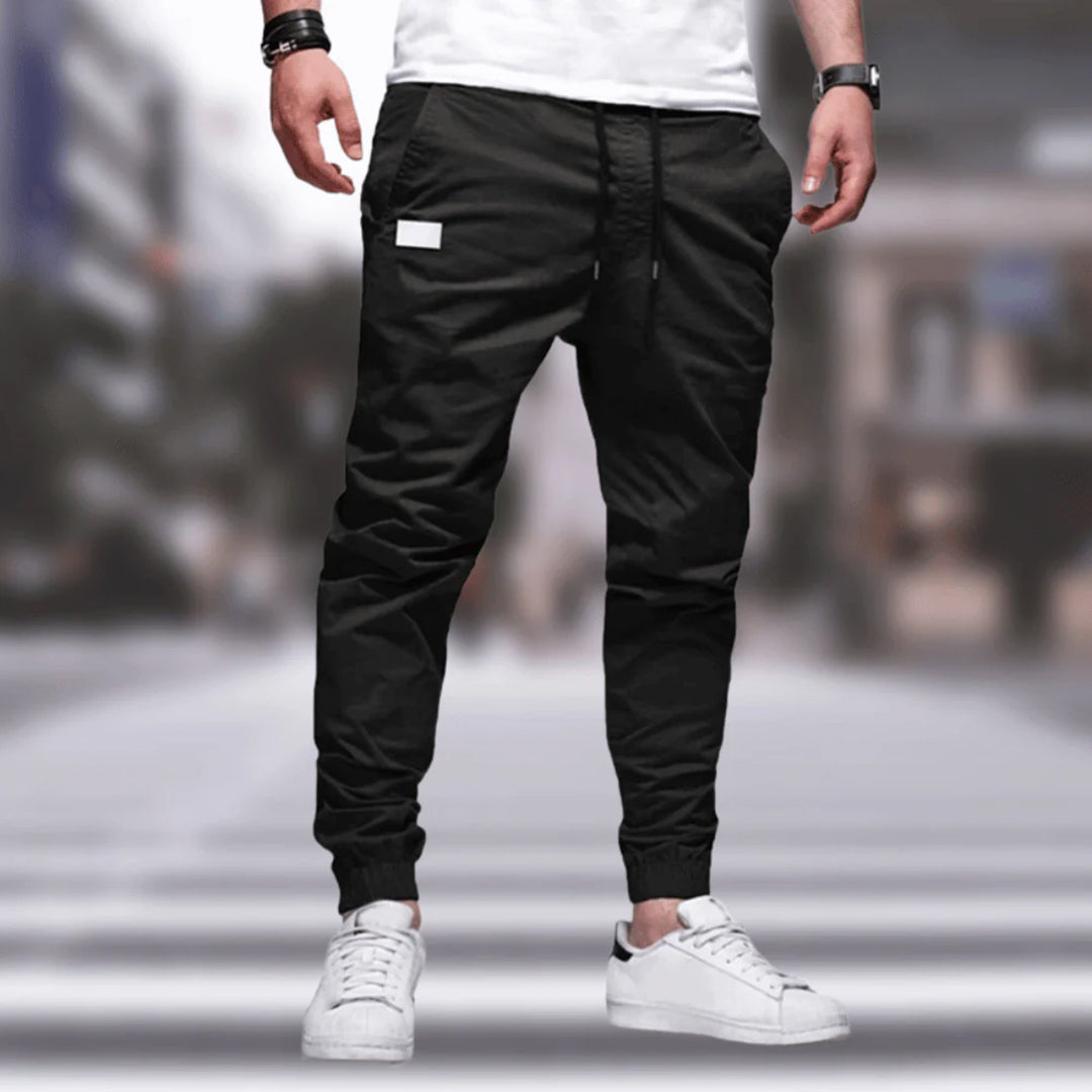 Men's Jogging Trousers – Elegant Grey Athletic Pants for Comfort and Style