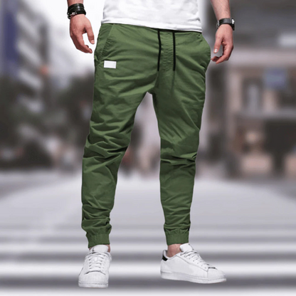 Men's Jogging Trousers – Elegant Grey Athletic Pants for Comfort and Style