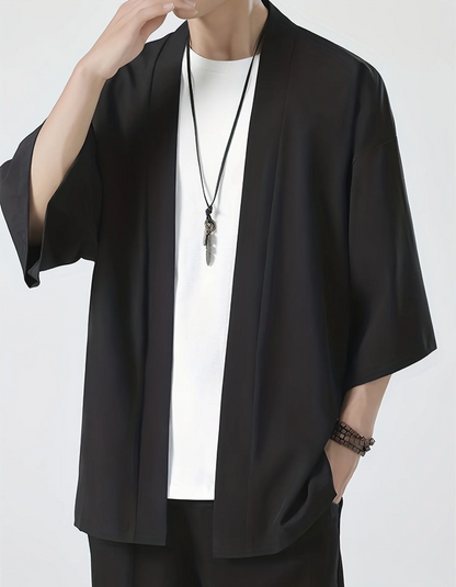 Men's Kimono Robe – Stylish Lightweight Cotton Kimono for Casual Wear