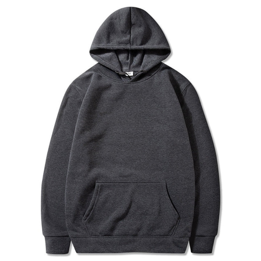 Men's Short Hoodie Black – Casual Lightweight Pullover for Everyday Wear