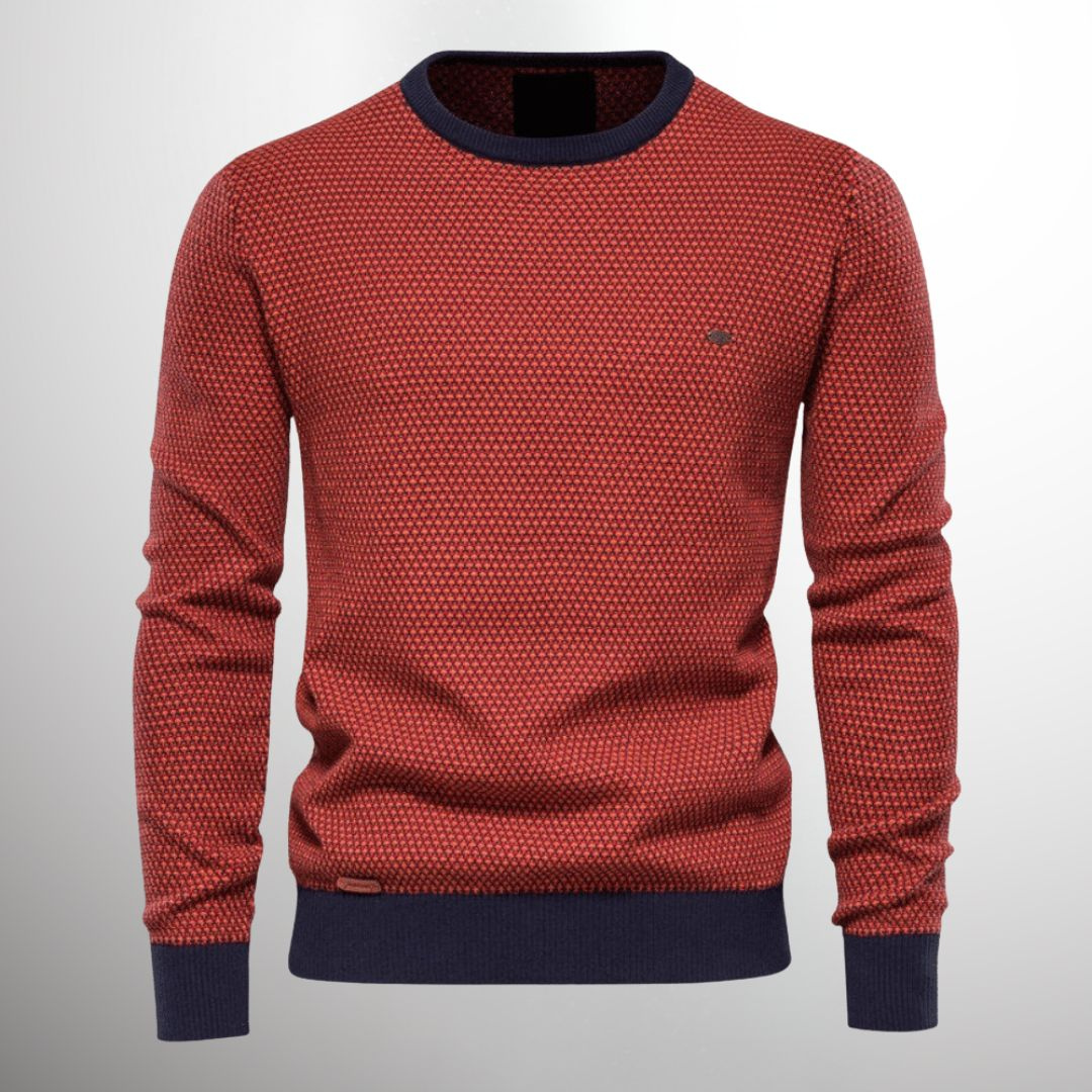 Men's Knitted Sweater – Cozy Pullover Knitwear for Casual and Smart Style