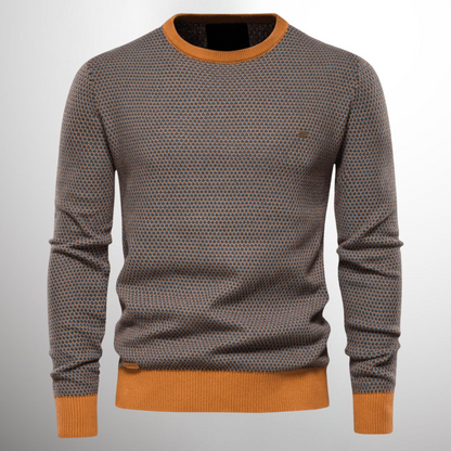 Men's Knitted Sweater – Cozy Pullover Knitwear for Casual and Smart Style