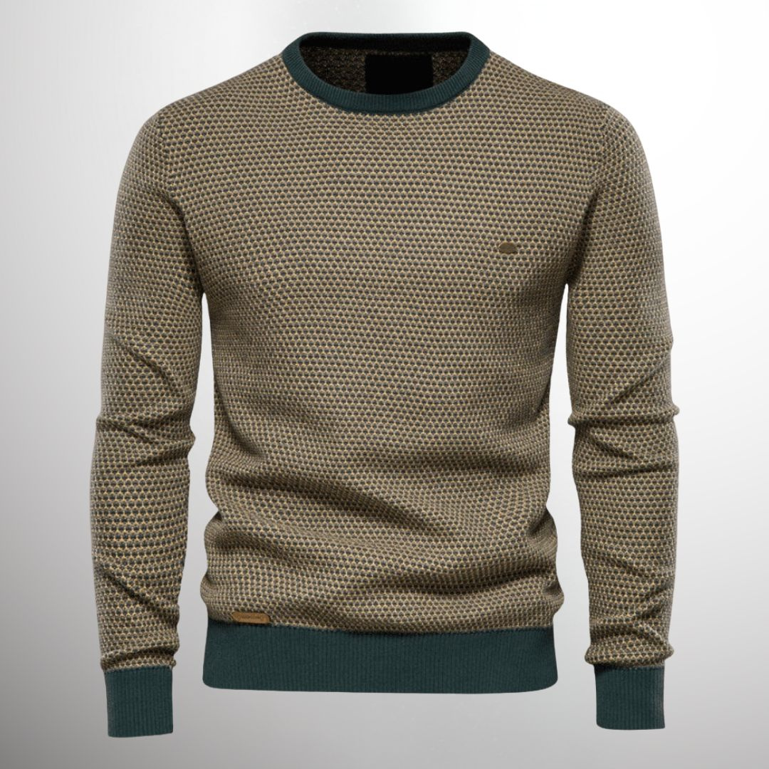 Men's Knitted Sweater – Cozy Pullover Knitwear for Casual and Smart Style