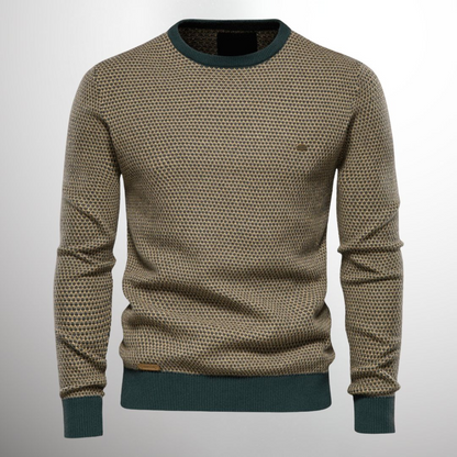 Men's Knitted Sweater – Cozy Pullover Knitwear for Casual and Smart Style