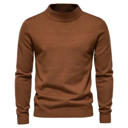 Men's Roll Neck Jumper – Stylish Short Sweater for Casual and Smart Wear