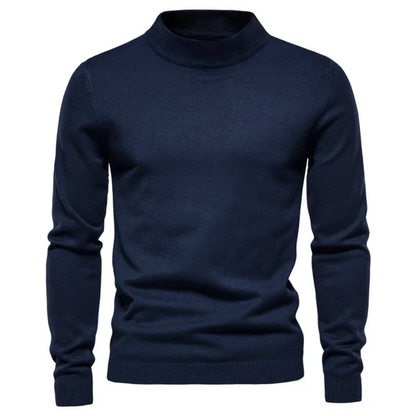 Men's Roll Neck Jumper – Stylish Short Sweater for Casual and Smart Wear