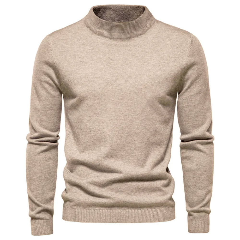 Men's Roll Neck Jumper – Stylish Short Sweater for Casual and Smart Wear