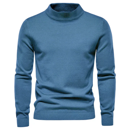 Men's Roll Neck Jumper – Stylish Short Sweater for Casual and Smart Wear