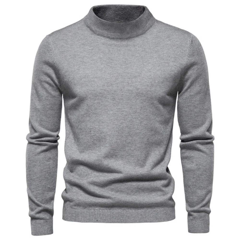 Men's Roll Neck Jumper – Stylish Short Sweater for Casual and Smart Wear