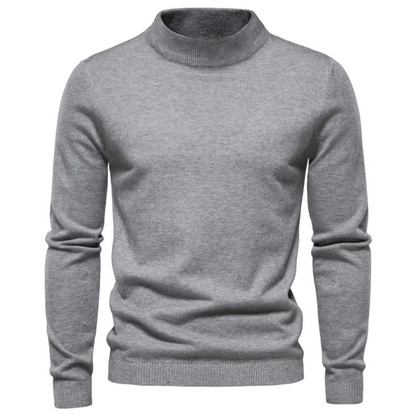 Men's Roll Neck Jumper – Stylish Short Sweater for Casual and Smart Wear