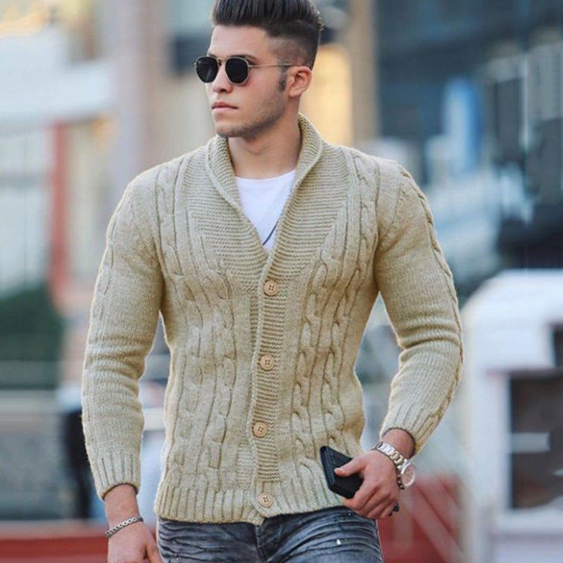 Men's Knitted Waistcoat Black – Stylish Knit Vest for Smart Casual Wear