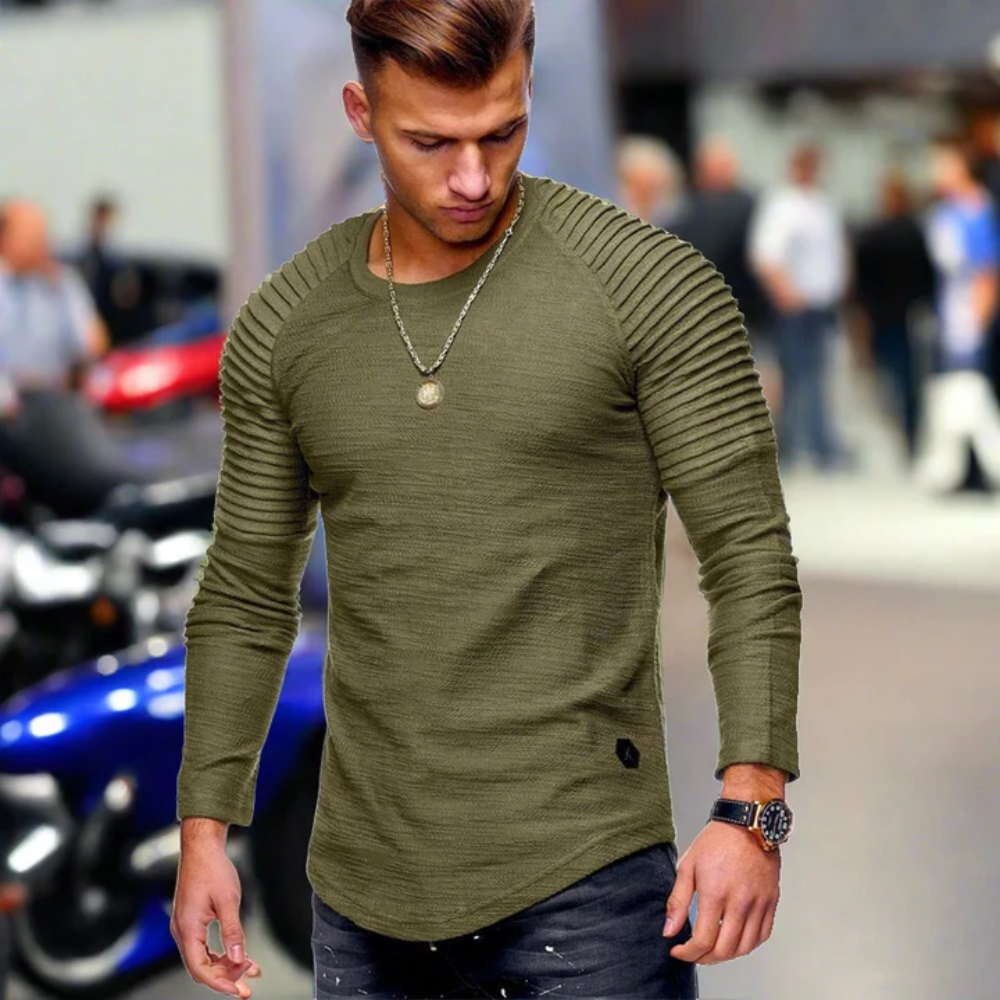 Men's Short Sweatshirt Black – Stylish Casual Pullover for Everyday Wear