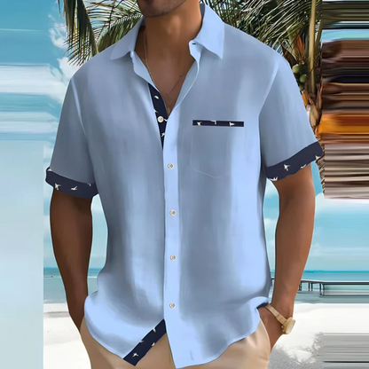 Men's Polo Shirt Short Sleeve – Classic White Casual Top for Summer Wear