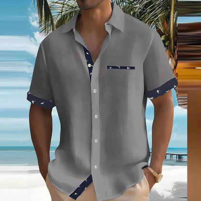 Men's Polo Shirt Short Sleeve – Classic White Casual Top for Summer Wear