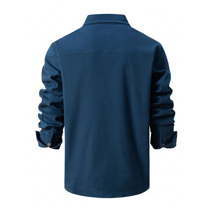 Men's Casual Long Sleeve Shirt – Comfortable Cotton Shirt for Everyday Wear