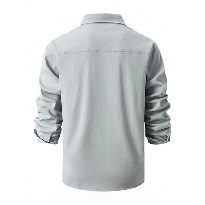 Men's Casual Long Sleeve Shirt – Comfortable Cotton Shirt for Everyday Wear