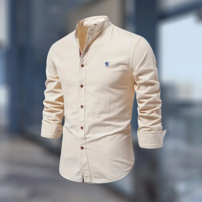 Men's Slim Fit Long Sleeve Shirt – Stylish Casual Dress Shirt for Work & Events