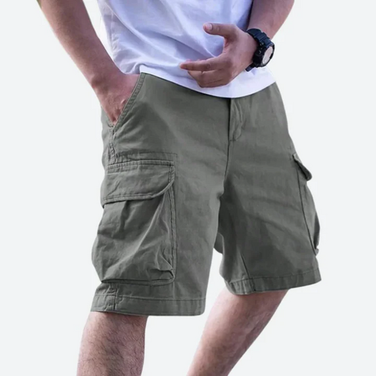 Men's Cargo Shorts – Lightweight Casual Trousers with Multiple Pockets