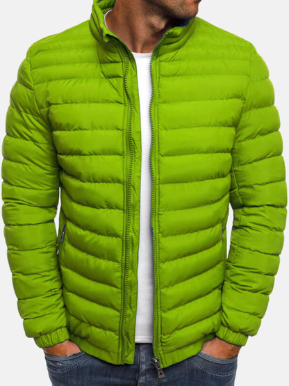 Men's Lightweight Down Jacket – Warm Padded Jacket for Outdoor Activities