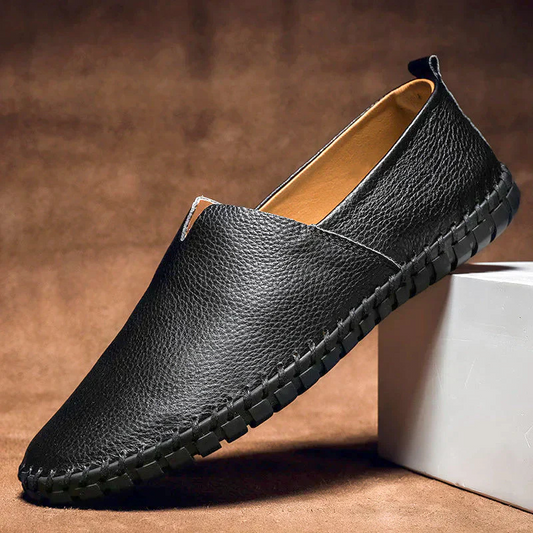 Men's Loafers Black – Stylish Leather Slip-On Shoes for Casual and Formal Wear