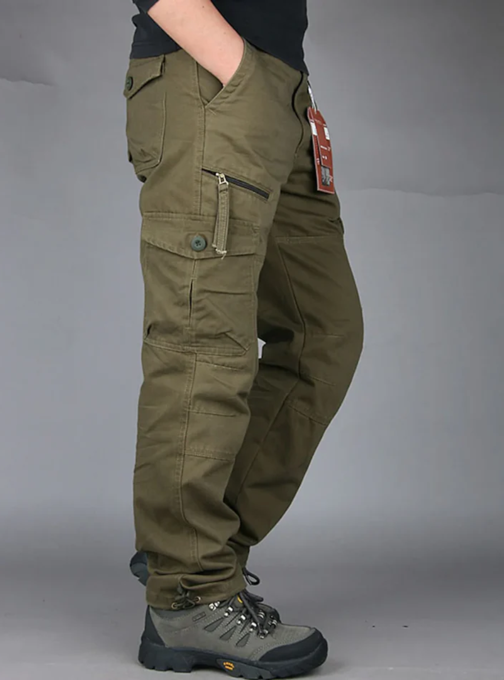 Hiking Trousers for Men – Lightweight Cargo Pants with Multiple Pockets