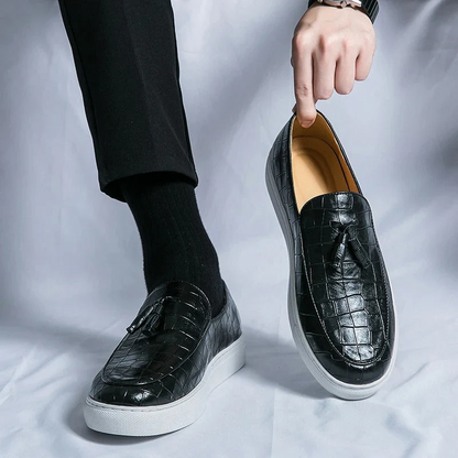 Men's Loafers Black – Stylish Leather Slip-On Shoes for Casual and Formal Wear