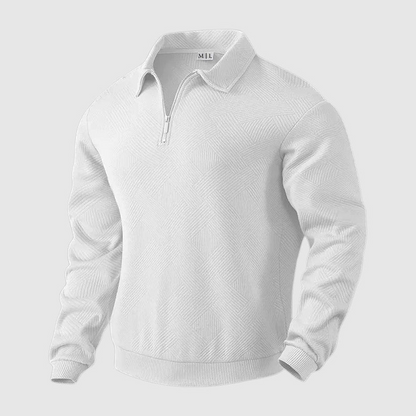 Men's Knit Zip Sweater – Stylish Lightweight Pullover for Casual Wear