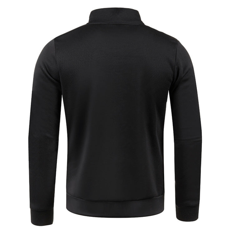 Men's Zip-Up Sweater – Stylish Stand Collar Jumper for Casual Wear