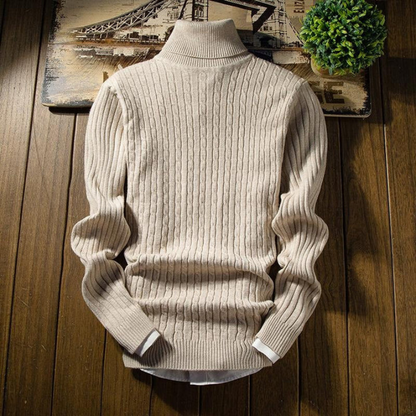 Men's Roll Neck Jumper – Knitted Sweater for Casual and Smart Outfits