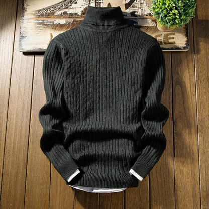 Men's Roll Neck Jumper – Knitted Sweater for Casual and Smart Outfits