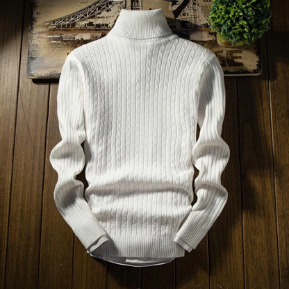 Men's Roll Neck Jumper – Knitted Sweater for Casual and Smart Outfits