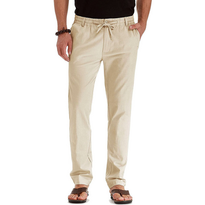 Men's Summer Trousers Black – Lightweight Casual Pants for Warm Weather Wear