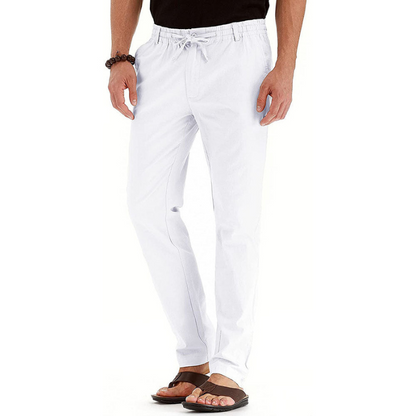 Men's Summer Trousers Black – Lightweight Casual Pants for Warm Weather Wear