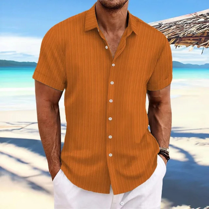 Men's Summer Short Sleeve Shirt – Lightweight Casual Shirt for Warm Weather