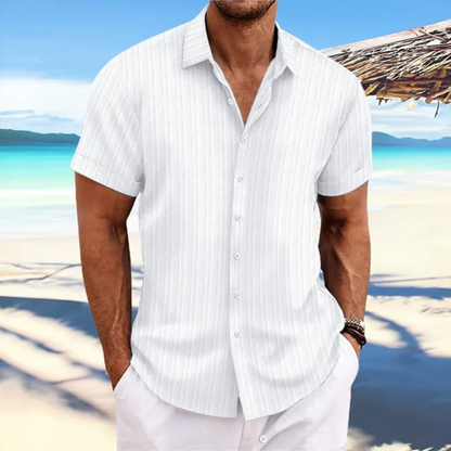 Men's Summer Short Sleeve Shirt – Lightweight Casual Shirt for Warm Weather