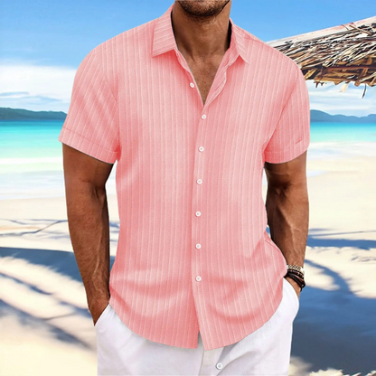 Men's Summer Short Sleeve Shirt – Lightweight Casual Shirt for Warm Weather