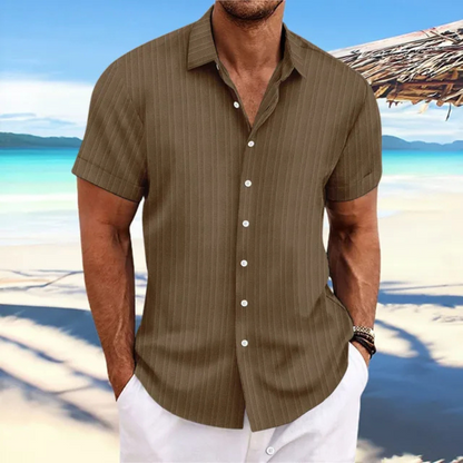 Men's Summer Short Sleeve Shirt – Lightweight Casual Shirt for Warm Weather