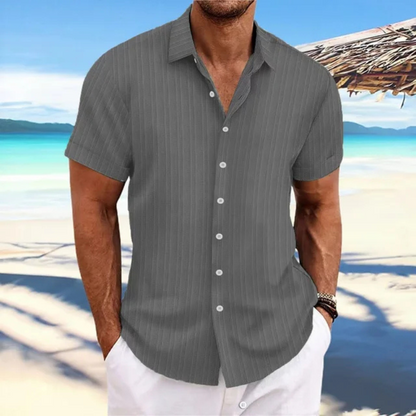 Men's Summer Short Sleeve Shirt – Lightweight Casual Shirt for Warm Weather