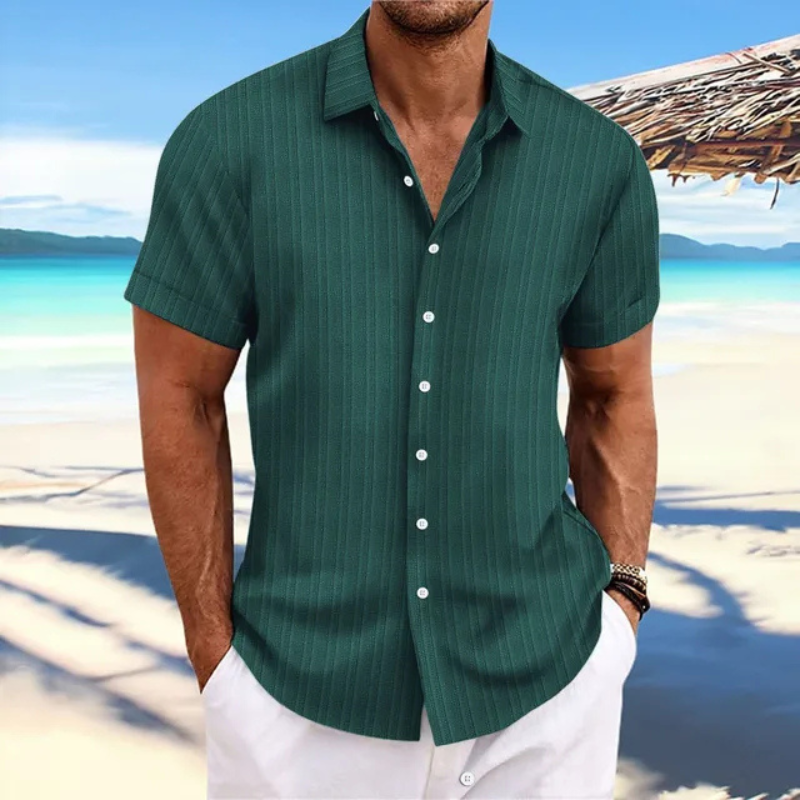 Men's Summer Short Sleeve Shirt – Lightweight Casual Shirt for Warm Weather