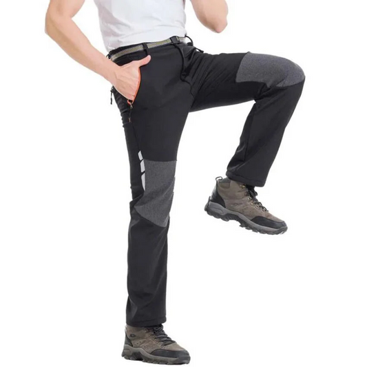 Men's Outdoor Trousers – Lightweight Black Hiking Pants for Comfort and Durability