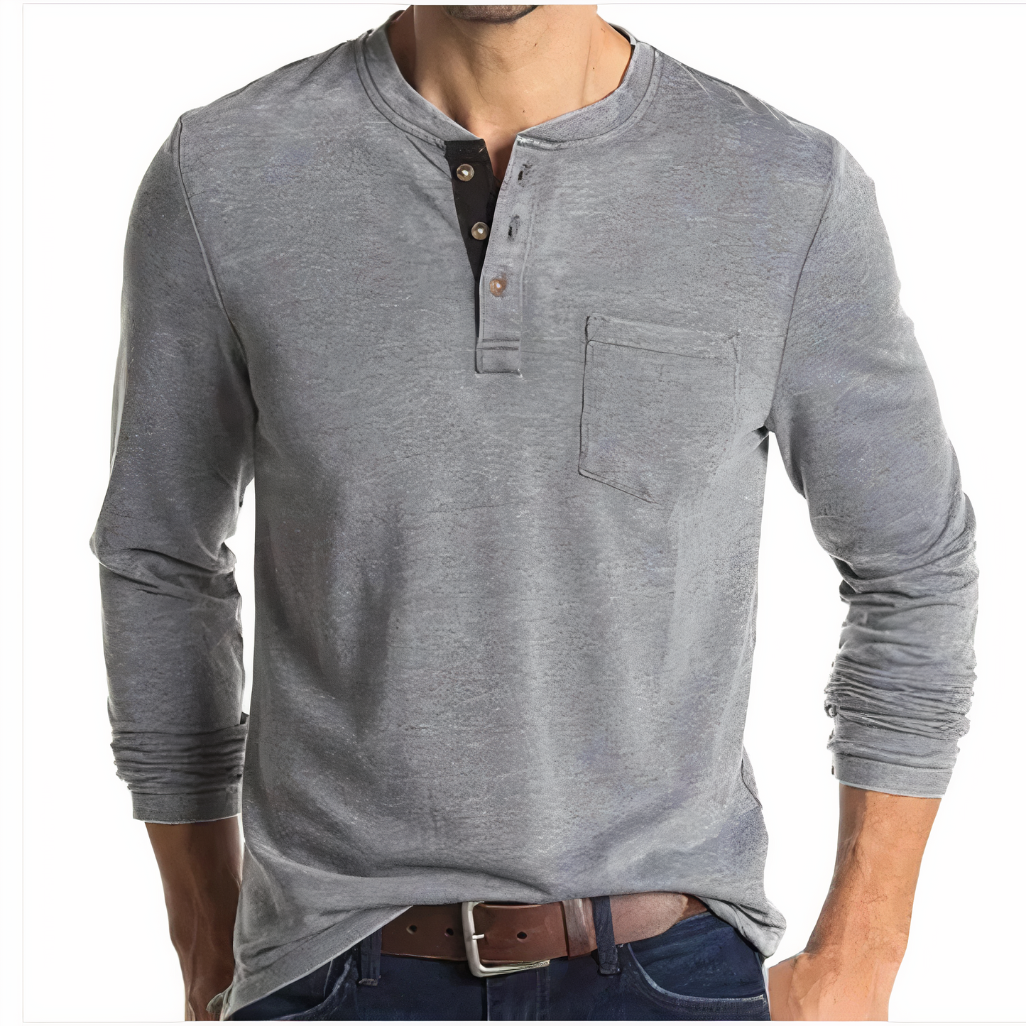 Men's Black Sweatshirt – Long Sleeve Casual Pullover for Comfort and Style