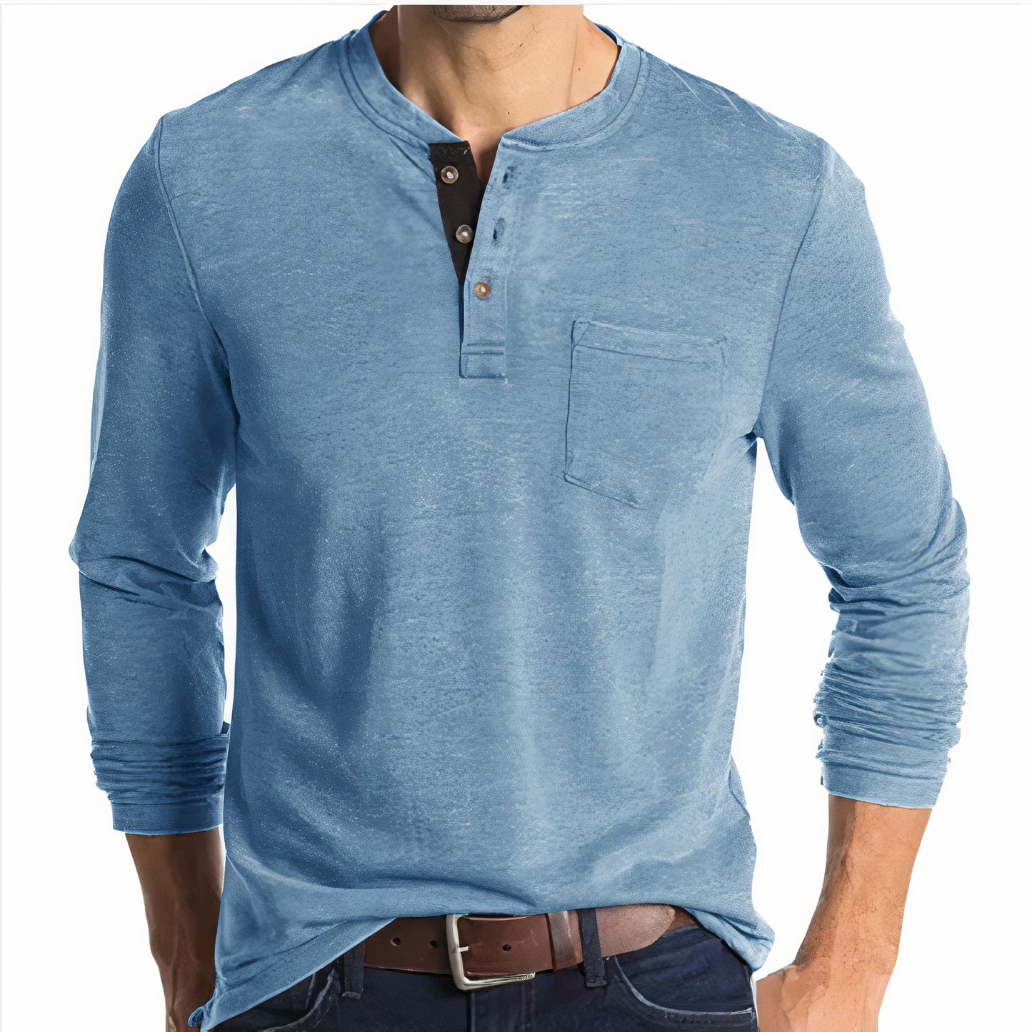 Men's Black Sweatshirt – Long Sleeve Casual Pullover for Comfort and Style