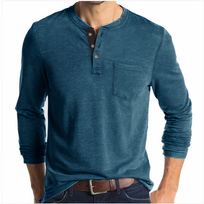 Men's Black Sweatshirt – Long Sleeve Casual Pullover for Comfort and Style