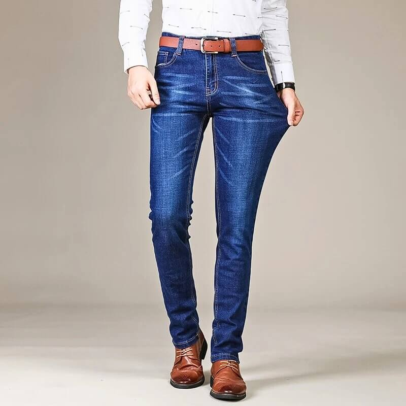 Men's Slim Fit Stretch Jeans – Comfortable Denim Pants for Casual Wear