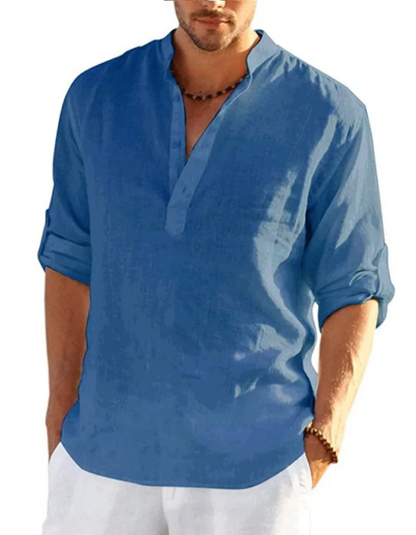 Men's Casual Summer Shirt – Lightweight Short Sleeve Top for Warm Weather